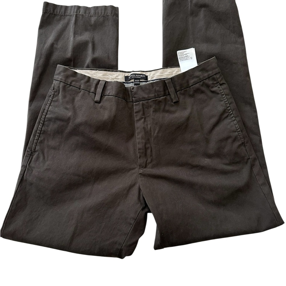 Banana Republic Dark Brown Gavin Chinos 31 x 30